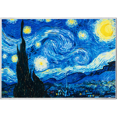 Silver Coin - Gwiazdzista Art Gallery - *Starry Night* by Vincent van Gogh - 1 Ounce - 2026-2