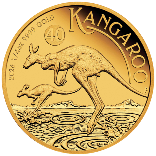 1.4-ounce Australian Kangaroo Gold Coin 2026 Proof 3