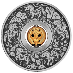 Silver Coin with Rotating Center: Year of the Horse 2026 2 2