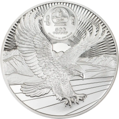 Silver Coin: Genghis Khan, 1 Ounce, 2026-1 2