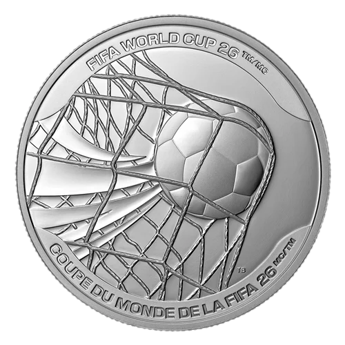 Silver Coin: FIFA World Cup 2026 – Winning Goal, 1 Ounce, 4
