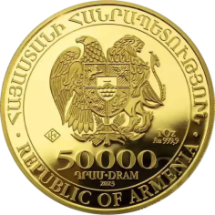 1-ounce Noah's Ark gold coin 1 2