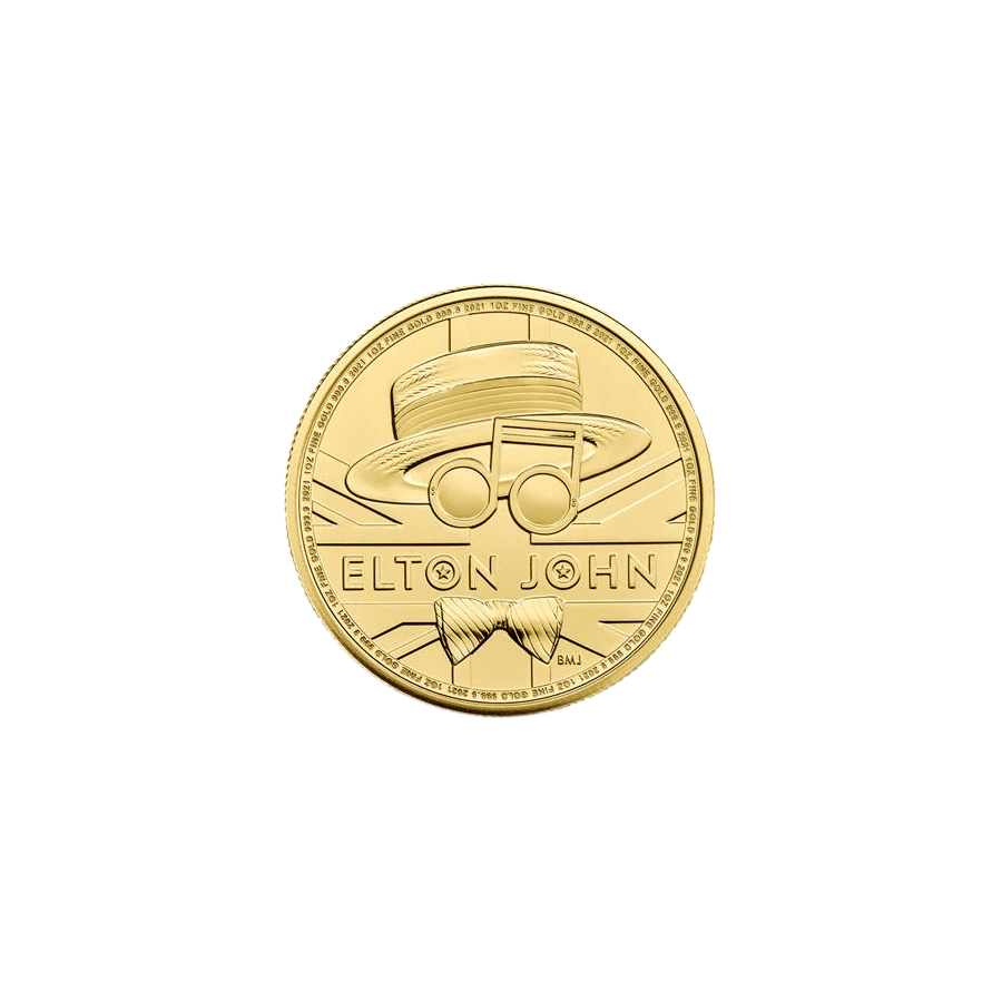 Elton John "Legends of Music" Gold Coin, 1 Ounce