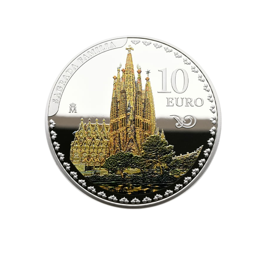 Silver Coin: Antoni Gaudí, Sagrada Família, 2026, Proof 2