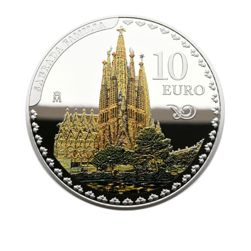 Silver Coin: Antoni Gaudí, Sagrada Família, 2026, Proof 2