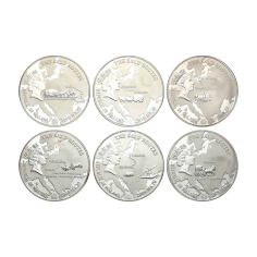 Silver Coin Set: Salt Route, 6 x 1 oz, 2 2