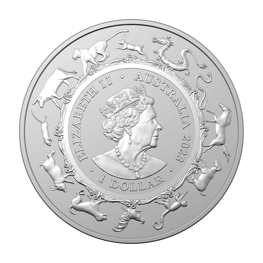 Silver Coin: Year of the Rabbit 2023, 1 oz, 2