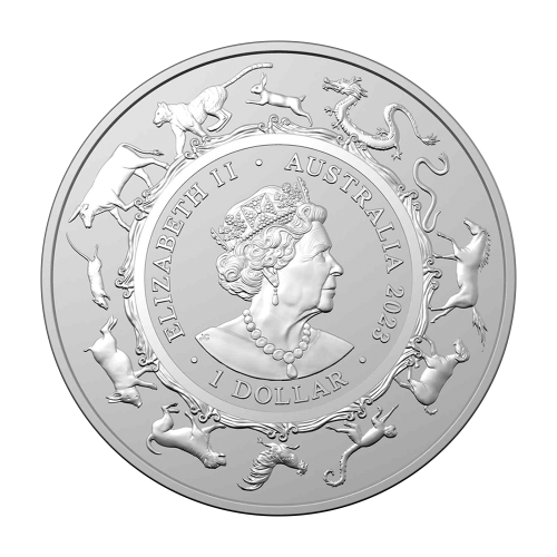 Silver Coin: Year of the Rabbit 2023, 1 oz, 2