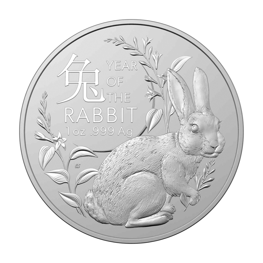 Silver Coin: Year of the Rabbit 2023, 1 oz, 1