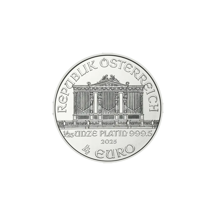 Platinum Coin – Vienna Philharmonic – 1.25 Ounces – Obverse