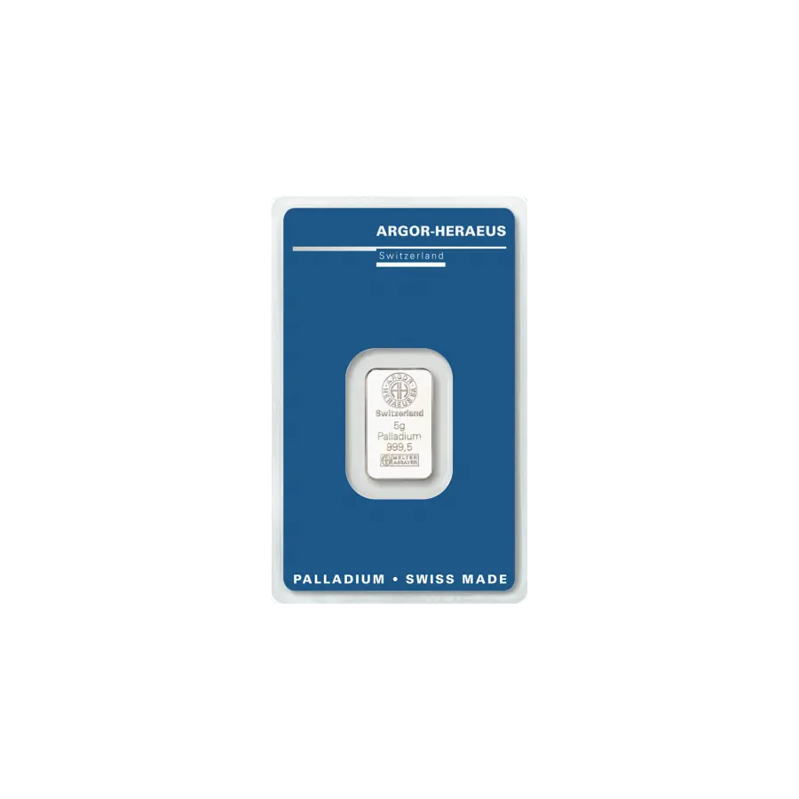 5-gram palladium bar