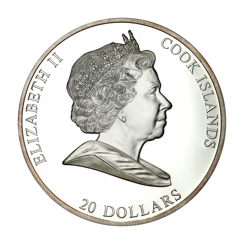 Silver Coin - Masterpieces of Art: The Creation of Adam - 3 Ounces - 2008-1