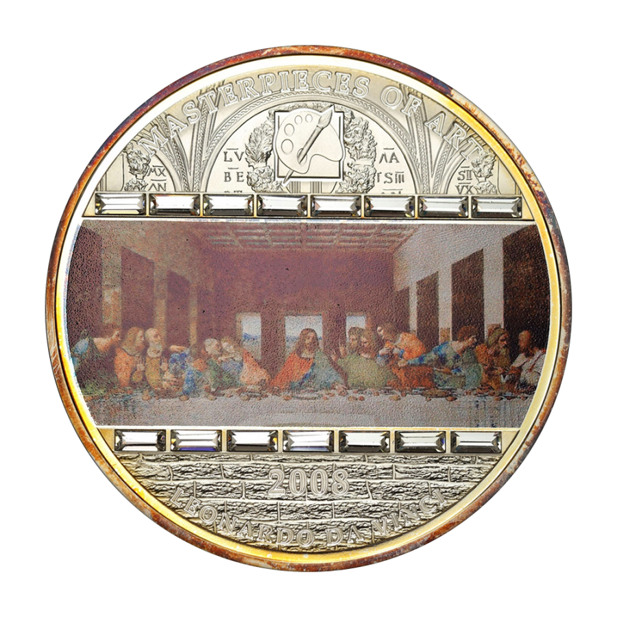 Silver Coin - Masterpieces of Art - The Last Supper - 3 Ounces - 2008-2