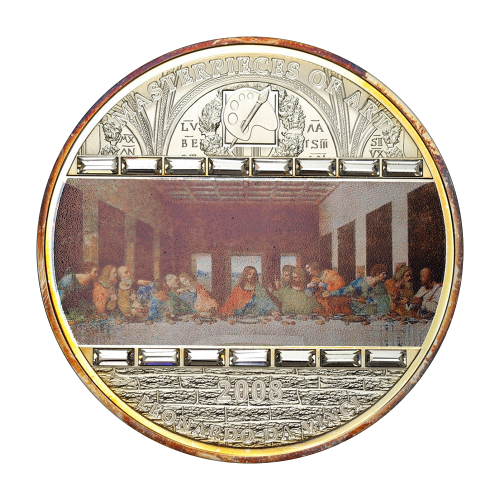 Silver Coin - Masterpieces of Art - The Last Supper - 3 Ounces - 2008-2