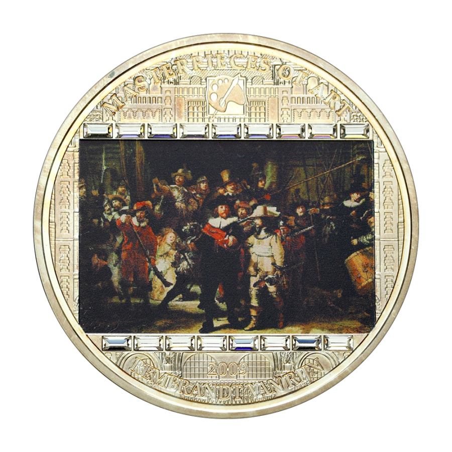 Silver Coin: Masterpieces of Art – The Night Watch – 3 Ounces – 2009-2