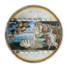 Silver Coin: Masterpieces of Art – The Birth of Venus, 3 Ounces, 2008-2