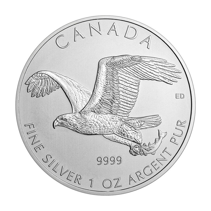 1-ounce Canadian Bald Eagle silver coin 2
