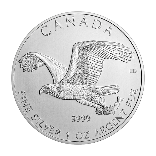 1-ounce Canadian Bald Eagle silver coin 2
