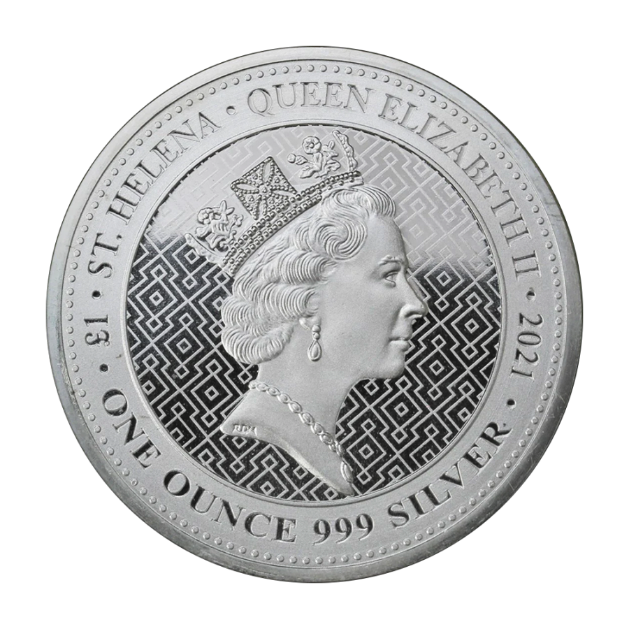 Silver Coin of the Queen of Virtues: Victory, 1 Ounce, 1