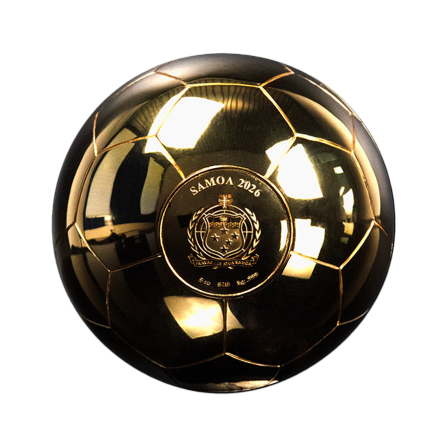 2026 FWC Silver Coin – 3D Pop-Up Soccer Ball – 5 Ounces – 2026-2