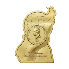 Statue of Liberty Coin with High Relief, Gold-Plated 2 2