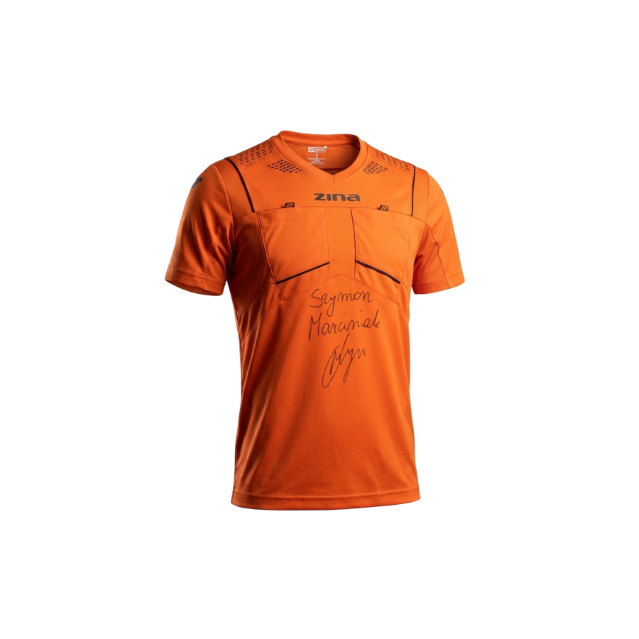 Zina Short-Sleeve T-Shirt with Autograph by S.Z. Marciniak, Orange, Size S-2