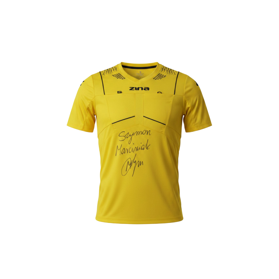 Zina Short-Sleeve T-Shirt with Autograph by S.Z. Marciniak, Yellow, 2XL, 1