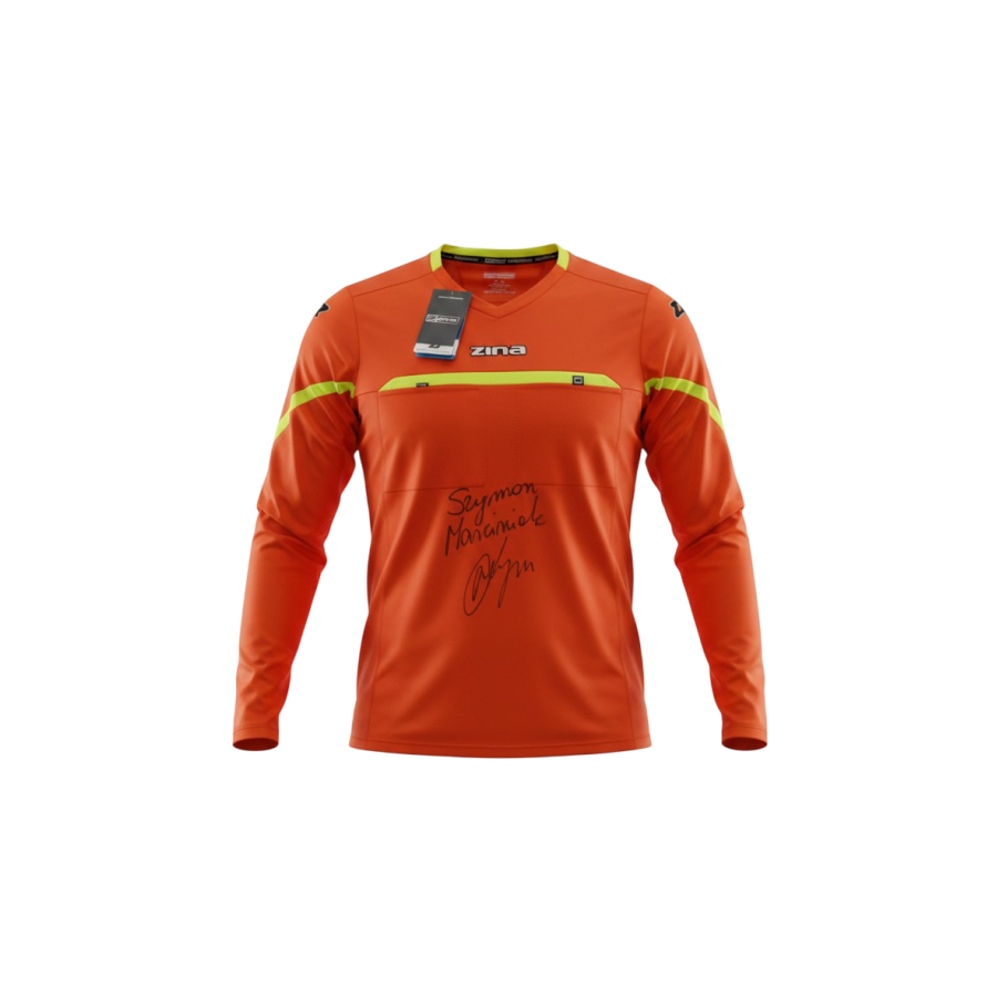 Zina Long-Sleeve T-Shirt with Autograph by S.Z. Marciniak - Orange - L-1