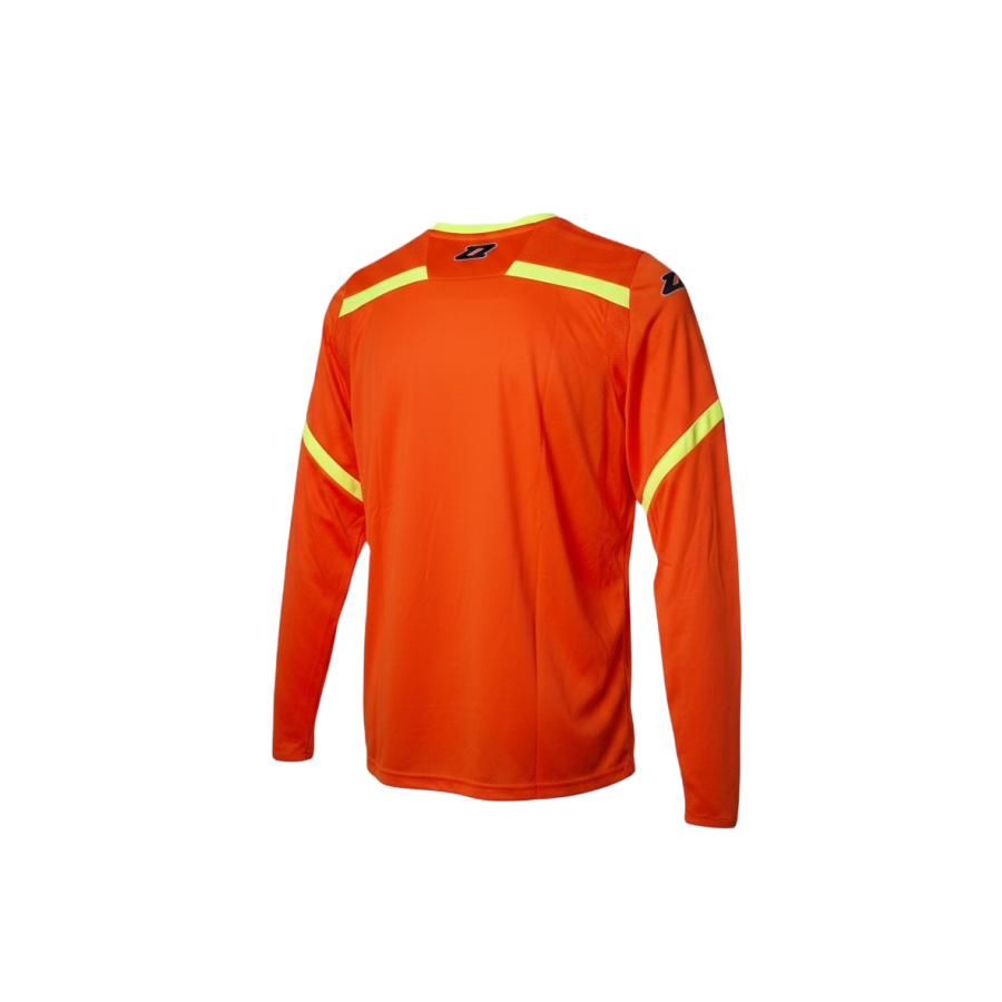Zina Long-Sleeve T-Shirt with Autograph by S.Z. Marciniak, Orange, L-2