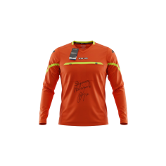 Zina Long-Sleeve T-Shirt with Autograph by S.Z. Marciniak - Orange - L-1