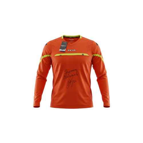 Zina Long-Sleeve T-Shirt with Autograph by S.Z. Marciniak - Orange - L-1