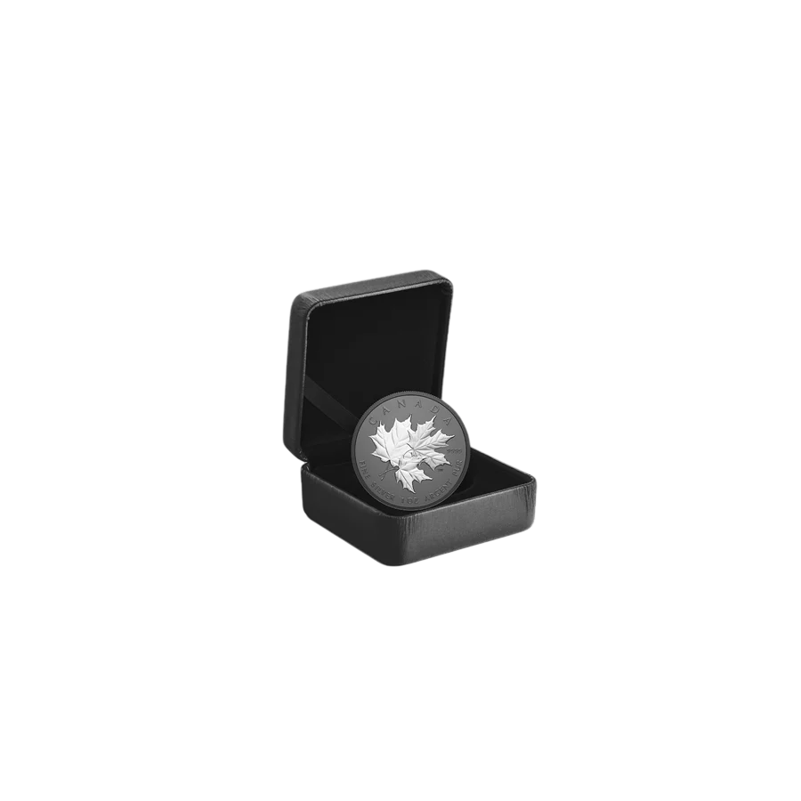 Silver-Rhodium-Plated-Triple-Canadian-Maple-Leaf-1-Ounce-2026-2