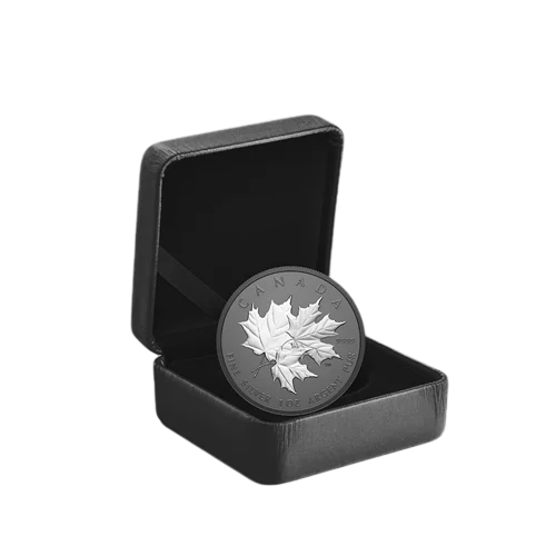 Silver-Rhodium-Plated-Triple-Canadian-Maple-Leaf-1-Ounce-2026-2