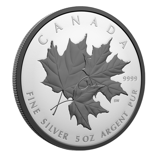 Silver-Rhodium-Plated-Triple-Canadian-Maple-Leaf-5-Ounce-2026-4