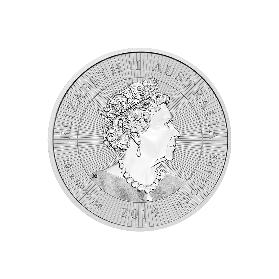 Silver Coin: The Next Generation Crocodile, 10 Ounces, 2
