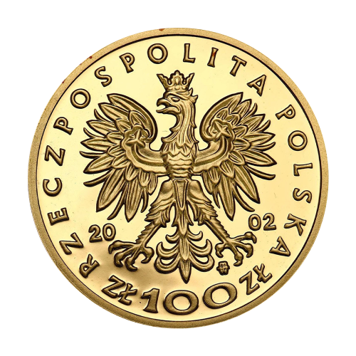 100-zloty-gold-coin-Władysław II Jagiello—2002-2