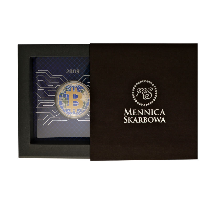 Bitcoin Evolution "Absolutum" Silver Commemorative Coin - Ships within 24 hours! -  | Mennica Skarbowa S.A.