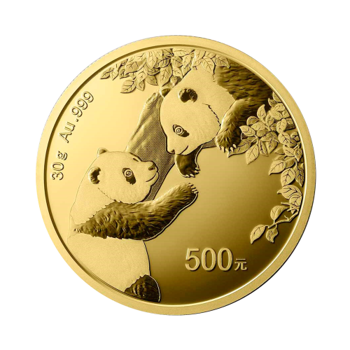 gold-coins-panda-coin-30-grams-of-gold-obverse