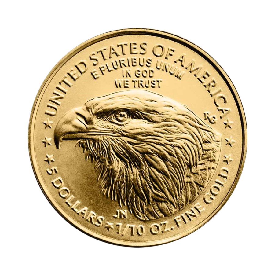 gold-coins-coin-American-Eagle-1-10-ounce-gold-obverse
