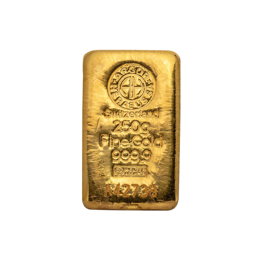 Gold bar - 250g - Argor - Heraeus