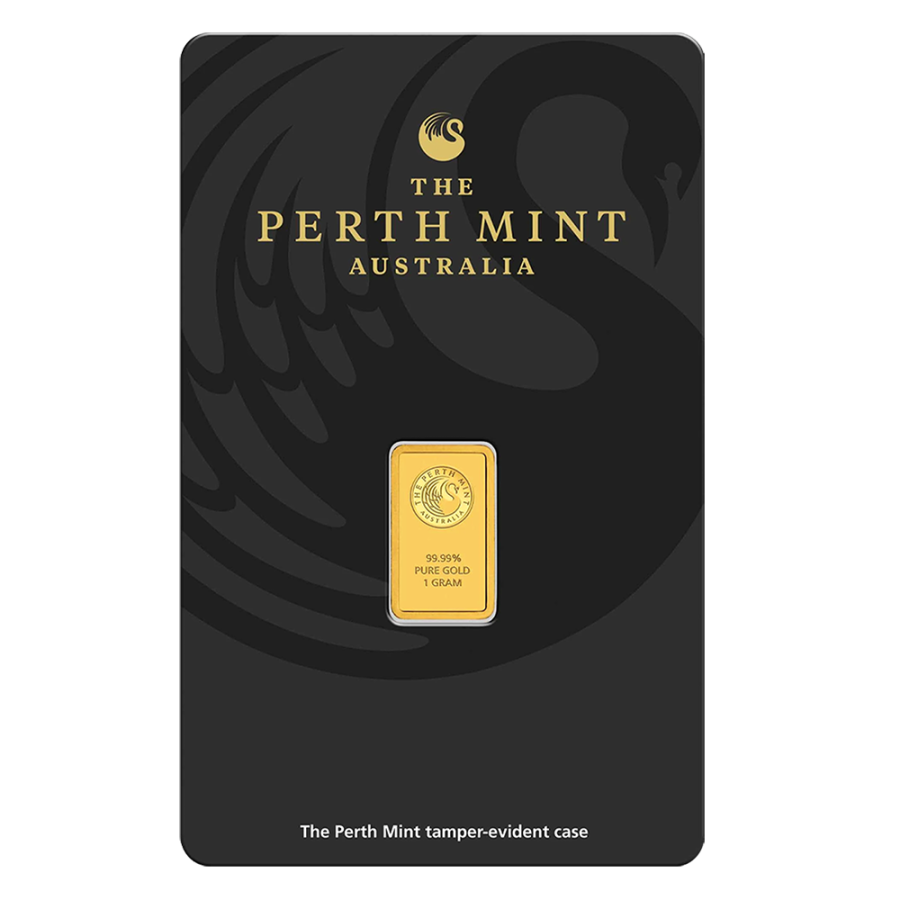 1g gold bar - Perth Mint