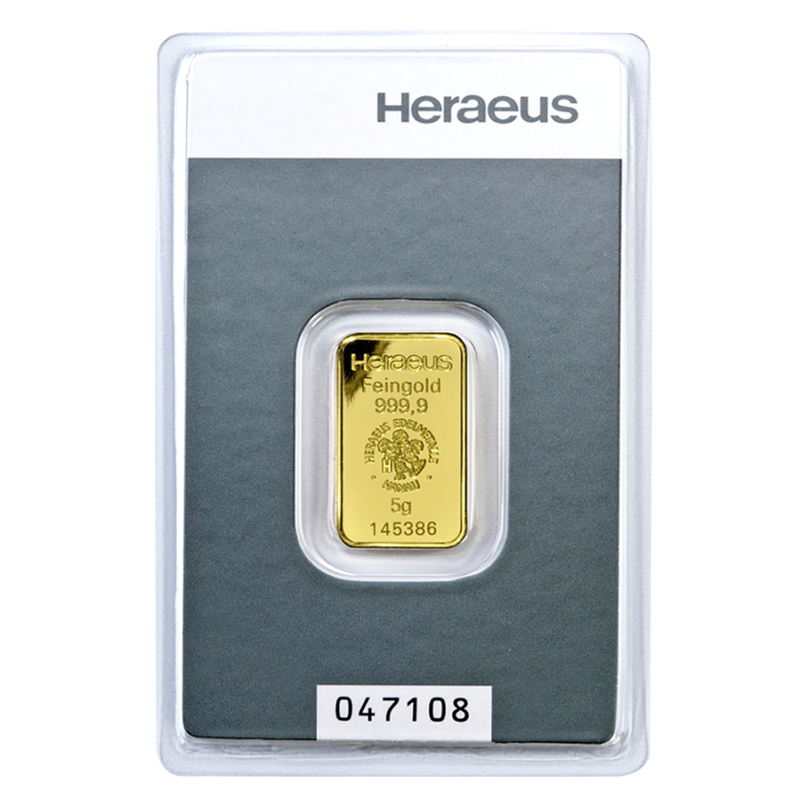 5g gold bar - Heraeus