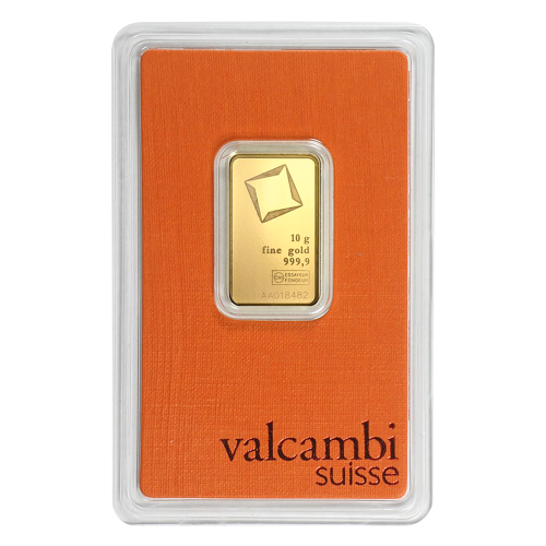 10g gold bar - Valcambi