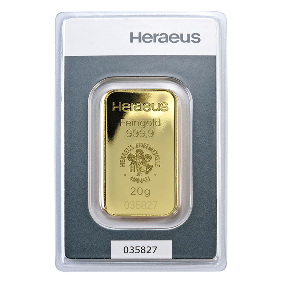 20g gold bar - Heraeus