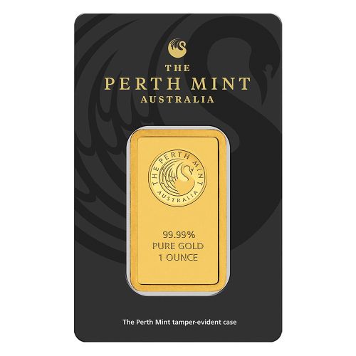 1 oz gold bar - Perth Mint