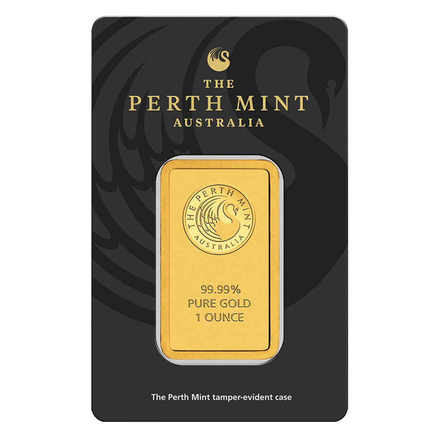 1 oz gold bar - Perth Mint