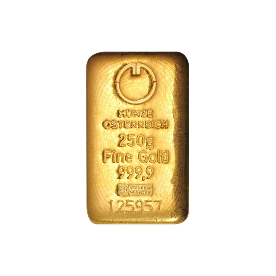 Gold bar - 250g - Munze Österreich