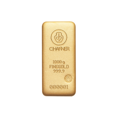 1000g gold bar kilogram chafner