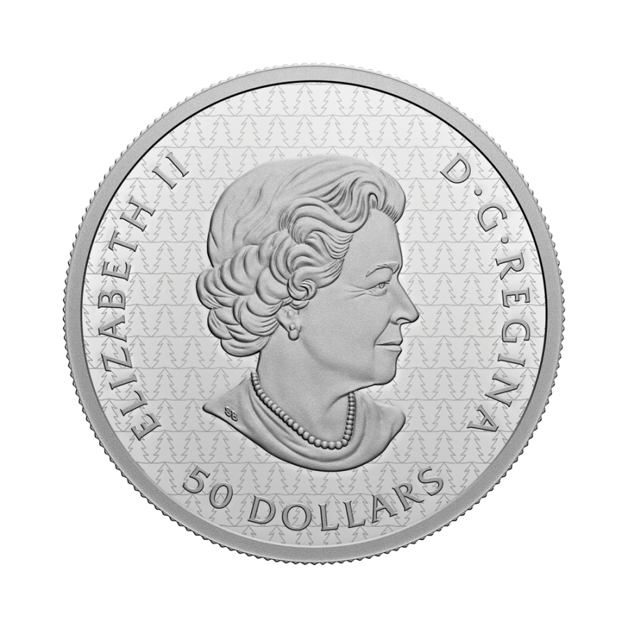 Silver coin, 3 ounces, The Magic of the Season, obverse