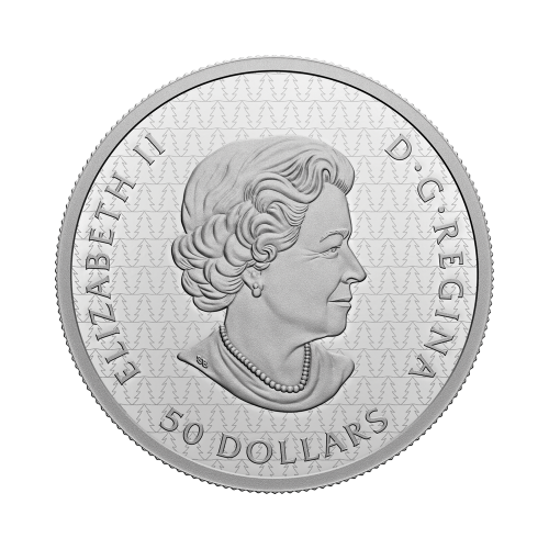 Silver coin, 3 ounces, The Magic of the Season, obverse